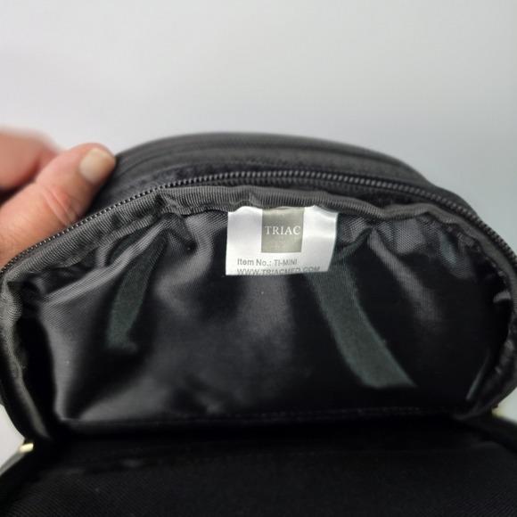 TI Mini Black Backpack Multiple compartments with interior‎ hooks and straps - Picture 5 of 9